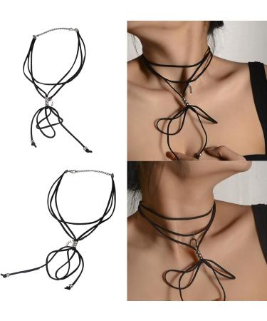 OralGos Stylish U-shaped Multi-Band Necklace - Personalized Chain Ornament for Women & Girls | Trendy Jewelry Gift - Buy Online on GoSupps.com