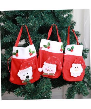 Anneome Candy Bags Christmas Candy Pouch Holiday Candy Bag Christmas Bags with Handles Cartoon Handbag - Buy Online on GoSupps.com