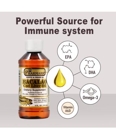 Aceite De Higado De Bacalao 8 Oz. Cod Liver Oil 2-Pack - Buy Online on GoSupps.com