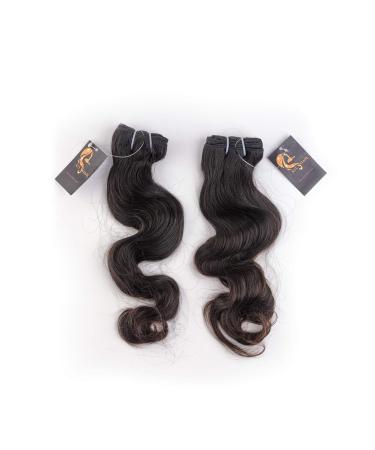 100% Untreated Indian Real Hair Extensions - Natural Waves 16 Black Hair Extensions - Buy Online on GoSupps.com