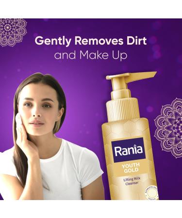 Milk Cleanser with Vitamin C 24K Gold Honey & Glutathione | Gentle Moisturizing Face Wash for Smooth & Toned Skin - 150ml - International Shipping Available - Buy Online on GoSupps.com