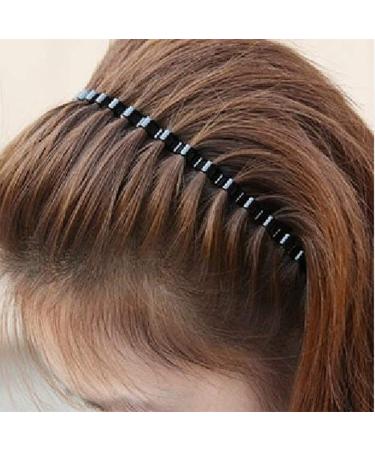 CareforYou metal headband black unisex 2 pieces