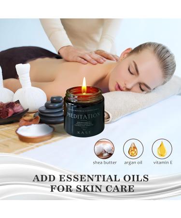 Bath Works Body Candle Wax - Scented Soy Candles for Massage & Skin Care | Non-Toxic Turkish Rose | 3oz Indulgent Candles for Date Night - Buy Online on GoSupps.com