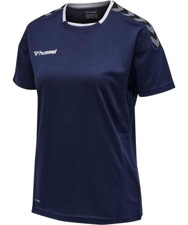 hummel T-Shirt Hmlauthentic Multisport Ladies Breathable Quick-drying Size L Navy
