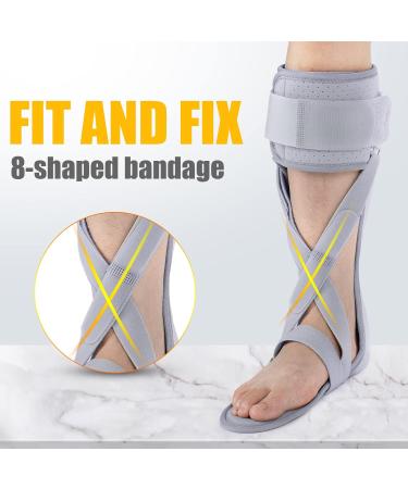 Tairibousy AFO Foot Drop Brace Ankle Foot Orthosis Medical Foot Up Afo Walking with Shoe for Stroke Hemiplegia for Men and Women (Small-Left) - Buy Online on GoSupps.com