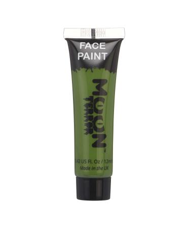 Halloween Face Paint Body Paint by Moon Terror | Zombie Green | SFX Make up Special Effects Make up | 12ml
