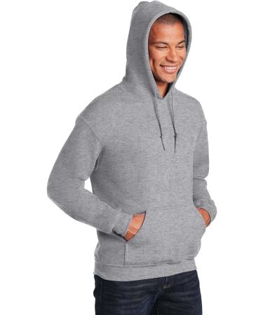 Hooded Pullover Sweat Shirt Heavy Blend 50/50 7.75 oz. by Gildan (Style# 18500) (Heather Sport Dark Maroon) Large - Buy Online on GoSupps.com