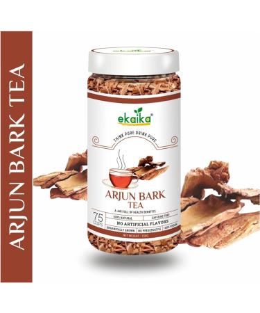 thelo Arjun Bark Tea For Heart Health - 150g | Organic Terminalia Arjuna | Caffeine Free Herbal Heart Care Tea | 75 Cups | Arjun Ki Chaal - Buy Online on GoSupps.com