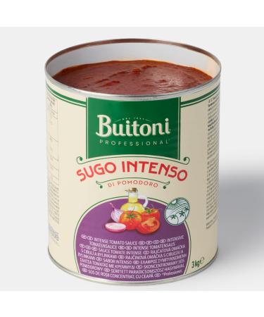 BUITONI Sauce Tomate Intense 3kg - Avec Morceaux - Concentr e aux Oignons - Pr te- -l'Emploi - D j Assaisonn e - Tomates 100% Espagnoles - Sugo Intenso di Pomodoro - Bo te de 3 Kg Sauce tomate concentr e aux oignons 3kg - Buy Online on GoSupps.com