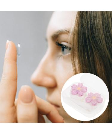Ultechnovo 3-Piece Travel Contact Lens Case Set - Portable Violet Container for Contact Lenses (7x4.5x2.5cm) - International Shipping Available - Buy Online on GoSupps.com