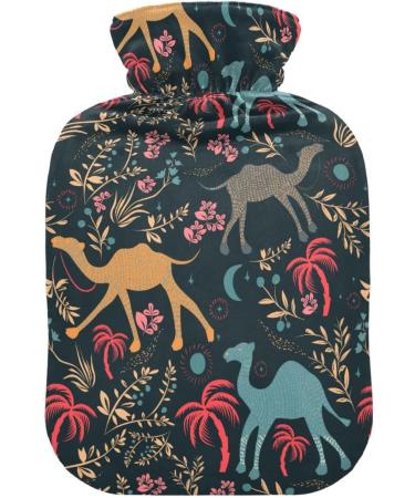 Naanle Animal Camel Hot Water Bottle - 2L Transparent Therapy for Pain Relief | Large Hot Water Bottle for Bed Hands & Feet | Warm & Cold Relief - Buy Online on GoSupps.com