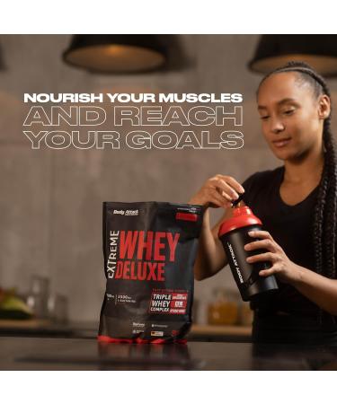 Body Attack Extreme Whey Deluxe - Strawberry Cream 900g | Premium Protein Powder - CFM Whey Isolate - Low Fat & Sugar - Made in Germany - International Shipping - Buy Online on GoSupps.com