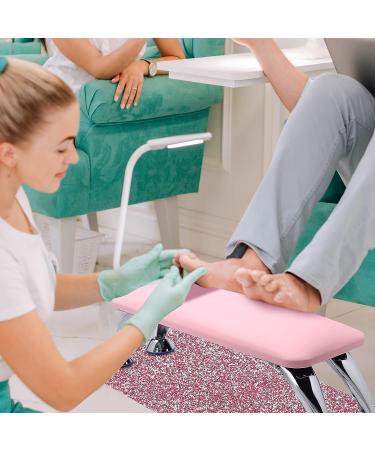 Professional Pink Leather Arm Rest for Nails with Wipes - Manicure Hand Pillow for Nail Techs - Buy Online on GoSupps.com