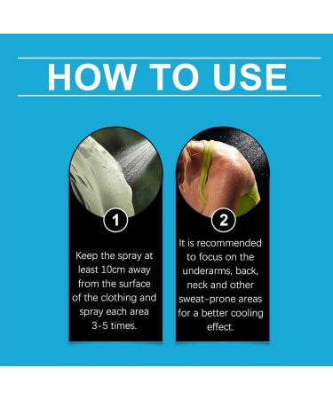  Genikeer Cooling Mist - Refreshing Body and Fabric Spray - 50ml Non-Sticky Liquid Solution for Hot Weather Suitable for Men Women and Teenagers - Running Hiking Yoga - Buy Online on GoSupps.com