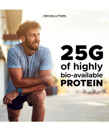 Revolution Nutrition High Whey Protein Powder Whey Isolate Gluten Free Lean Muscle Mass For Men & Women 25g of Protein Per Scoup 2.7kg 73 Servings (Caffeinated Iced Cappuccino 6 Pound) Caffeinated Iced Cappuccino 6 Pound - Buy Online on GoSupps.com