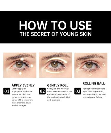 Time Eraser Rollerball with Castor Oil & Frankincense - Anti-Wrinkle Under Eye Serum (2 Pcs) | Reduce Fine Lines & Dark Circles - Buy Online on GoSupps.com