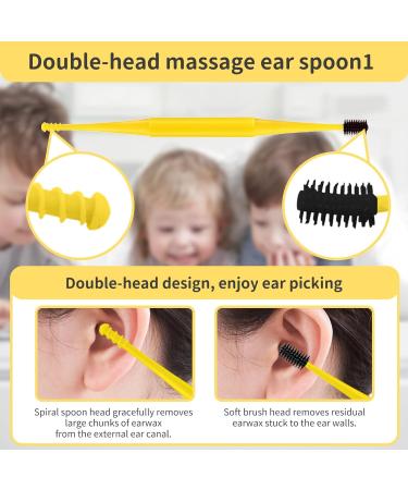 Multifunctional Ear Wax Removal Kit with Soft Silicone Spoons - Gentle Cleaning for Men, Women, Kids, and Babies - Buy Online on GoSupps.com
