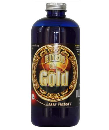 Elixir of Gold, 8 oz, 240 PPM Concentrate by Silver Mountain Minerals (Medical Purity Silver, Most Bioavailable colloidally Suspended Nano Particles)