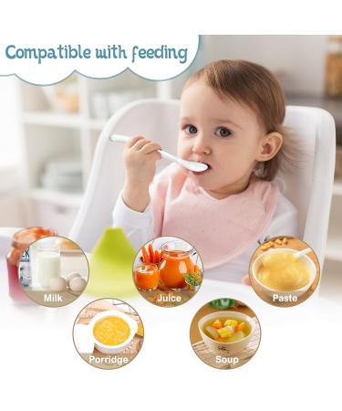 7 in 1 Bottle Brush Set with Baby Spoon - White | Baby Travel Essentials for Moms - Buy Online on GoSupps.com