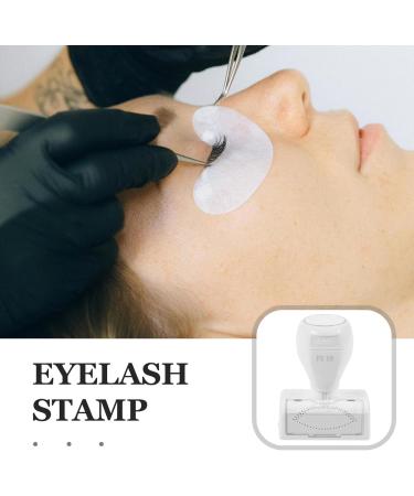 Mikinona Eyelash Practice Stamp Makeup Applicator Tool Lower Lash Stamp with Ink Eyelash Practice Tool Cosmetic Stamps Eyelash Makeup Stamp Lash Stamping Tool Eye Makeup Tool Plastic White - Buy Online on GoSupps.com