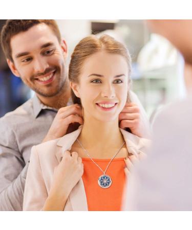 Buy Hicarer Essential Oil Necklace Diffuser | Aromatherapy Pendant with 14 Refill Pads | International Shipping Available - Buy Online on GoSupps.com