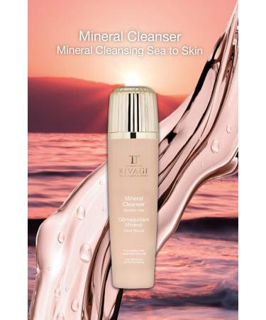 Rivage Natural Dead Sea Minerals Cleanser 200ML | Alcohol-Free Vegan No Harsh Chemicals | Enhanced with Dead Sea Salt - Buy Online on GoSupps.com