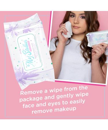 Petite 'n Pretty My Stellar Micellar Makeup Remover Wipes - 2 Pack (60 Wipes) - Non-Toxic, Made in the USA - Buy Online on GoSupps.com