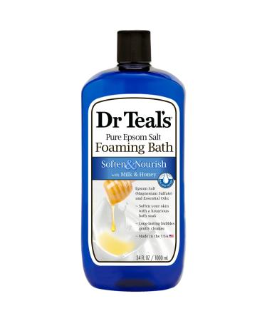 Dr. Teal's 34 oz. Soften & Nourish Foaming Bath with Milk & Honey