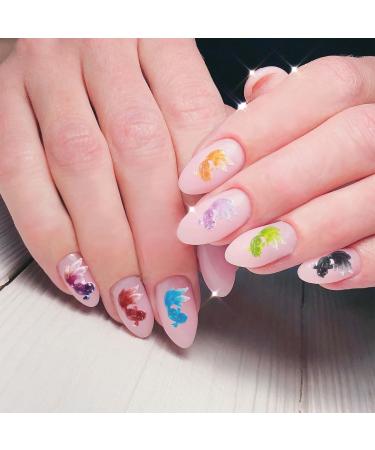 144Pcs Colorful Fish Nail Charms - Kawaii Mermaid & Koi Dangle Lucky Charms for Nail Art, Scrapbooking & Decor - Buy Online on GoSupps.com