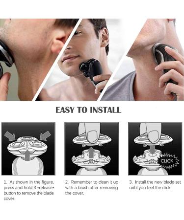 Buy RQ11 Shaver Replacement Heads - Compatible with Philips Norelco RQ11 Series Electric Razors - Buy Online on GoSupps.com