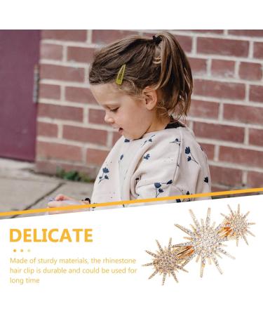 Beaupretty Hair Accessories Hair Barrettes Hair Clips Rhinestone Hair Clip Women Hair Clip Rhinestone Clip for Hair Girl Hair Clip Small Hair Clip European and American Miss Alloy Headgear - Buy Online on GoSupps.com