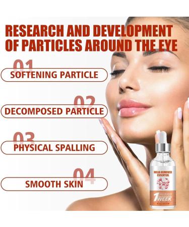Milia S rum d maquillant pour le contour des yeux S rum facial contre les miliums et les taches brunes pour homme et femme r duit le rel chement de la peau les gonflements et les ridules 30 ml 1 pi ce. - Buy Online on GoSupps.com