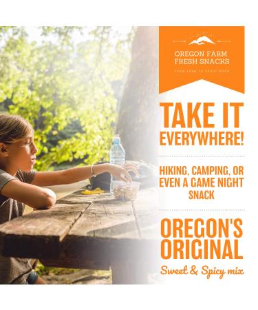 Oregon Farm Fresh Snacks Blazing Trail Sweet & Spicy Mix - 16oz Pouch - Healthy Nuts and Crackers for Game Night, Hiking & Beer Pub - 1 lb Pack - Buy Online on GoSupps.com