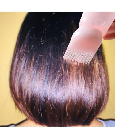ZZLBZN 2Pcs Hair Oil Applicator Bottle with Comb Oil Applicator Bottle for Hair Oil Bottle for Hair Dye Applicator Bottle with Tip Squeeze 120ml for Salon Hair Care Hair Coloring Paint Art Glue - Buy Online on GoSupps.com