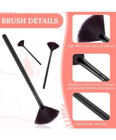 8 Pieces Soft Facial Fan Brushes - Multi-Use Makeup Tools for Blush Foundation Face Masks & Glycolic Peel - Ideal for Estheticians - Buy Online on GoSupps.com
