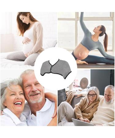 Calakono 360-Degree Heated Shoulder Warming Pillow | XL Washable Velvet Neck Wrap for All Seasons | Light Gray Neck Warmer - Buy Online on GoSupps.com