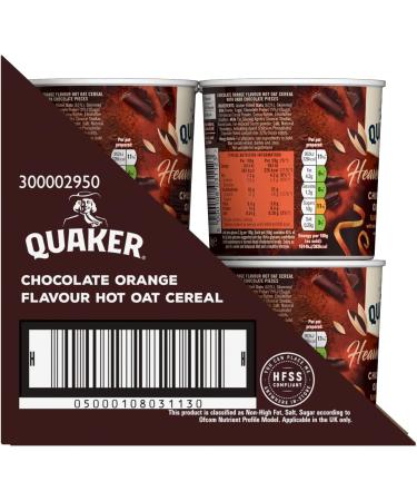 Quaker Heavenly Oats Chocolate Orange Porridge Pot 59 g (Pack of 24) Brown - Buy Online on GoSupps.com
