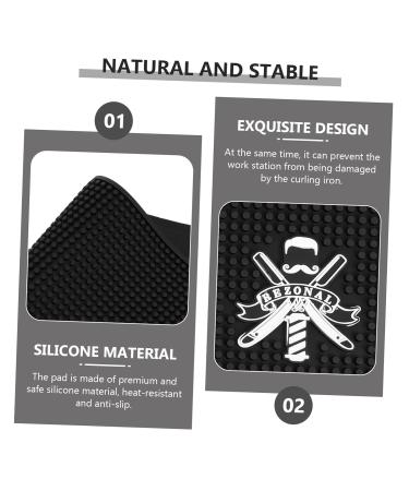 Non-Slip Barber Work Station Mat | Heat-Resistant Silicone Protection Mat | Ideal for Flat Irons & Curling Irons - Buy Online on GoSupps.com