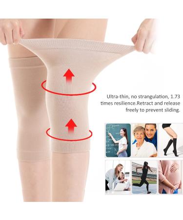 Buy Cotton Seamless Knee Braces for Meniscus Tear | Ideal for Running Weightlifting & Workouts - International Shipping Available - Buy Online on GoSupps.com
