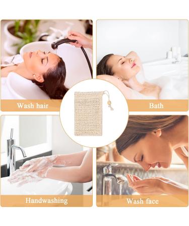Buy Pinsheng 5-Pack Natural Sisal Soap Bags | Organic Plastic-Free Fiber for Foaming & Massaging Soap - Buy Online on GoSupps.com