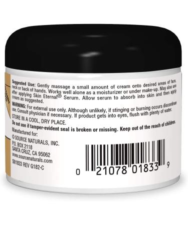 Source Naturals Skin Eternal DMAE Cream 2 oz - Anti-Aging Moisturizer for Youthful Skin - Buy Online on GoSupps.com