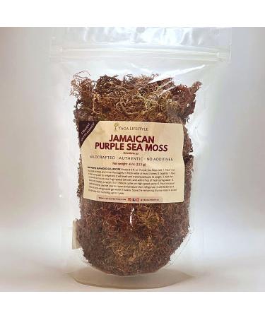 Jamaican Purple Sea Moss Irish Moss Wildcrafted Dr. Sebi Alkaline