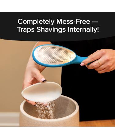 PedEgg Jumbo - As Seen On TV | Effortlessly Remove Calluses & Dry Skin | Easy Reach Handle & 300% More Microfiles for Smooth Feet - Buy Online on GoSupps.com