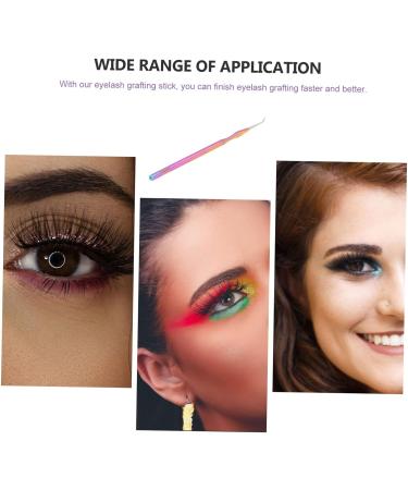 OHPHCALL 5pcs Eyelash Stick Lashes Extension Lift Tools Mini Mascara Lashes Kit Stainless Steel Colorful - Buy Online on GoSupps.com