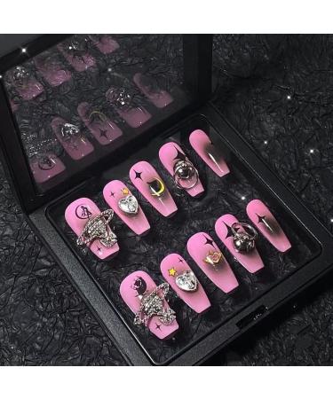 Temperament Enhancement Nail Patch Sweetheart Girl Wears Nail Exclusive System (10-Piece Pack) (Size : L) Large - Buy Online on GoSupps.com