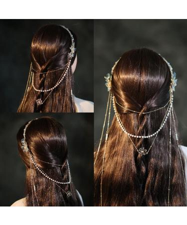 Cang Lan Jue Cosplay Headband: Handmade Chinese Hanfu Tassel for Girls - Fairy and Devil Love Theme - Buy Online on GoSupps.com