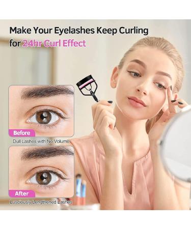 Eyelash Curler with 10 Extra Silicone Pads - Achieve Perfect Curls in 6 Seconds | International Shipping Available - Buy Online on GoSupps.com