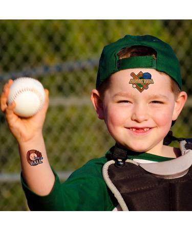 144 Pcs Baseball Sport Themed Waterproof Stickers - Birthday Party Decoration Supplies - Buy Online on GoSupps.com