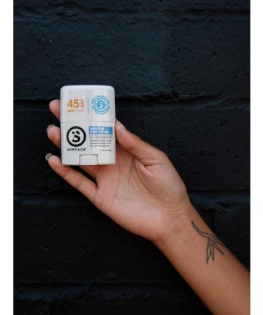 Reef Safe Mineral Face Sunscreen Stick SPF45 - Non-Nano Zinc Oxide, Titanium Oxide, Non-Greasy, Broad Spectrum UVA/UVB Protection - 0.5oz - Buy Online on GoSupps.com