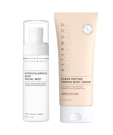 Asterwood Naturals Hypochlorous Acid Spray + Body Peptide Cream